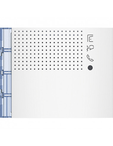 Façade Sfera New pour module électronique audio Allwhite BTICINO 351102