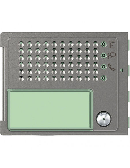 Façade Sfera Robur pour module électronique audio 1 appel BTICINO 351115