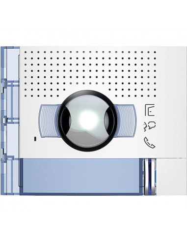 Façade Sfera New pour module électronique audio/vidéo 1appel grd angle Allwhite BTICINO 351312