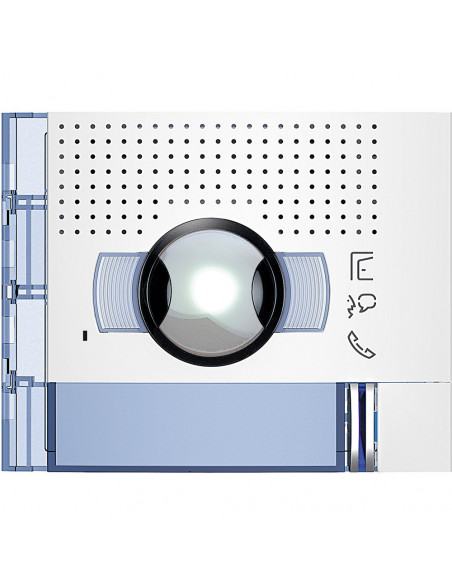 Façade Sfera New pour module électronique audio/vidéo 1appel grd angle Allwhite BTICINO 351312