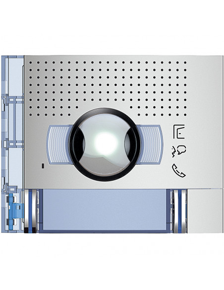 Façade Sfera New pour module électronique audio/vidéo 2appels grd angle Allmetal BTICINO 351321