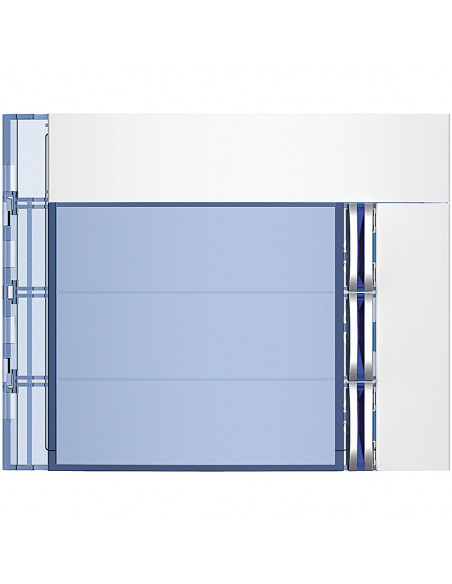 Façade Sfera New pour module électronique audio 3 appels Allwhite BTICINO 352032