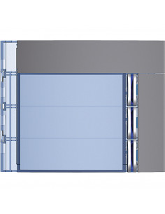 Façade Sfera New pour module électronique audio 3 appels Allstreet BTICINO 352033 2