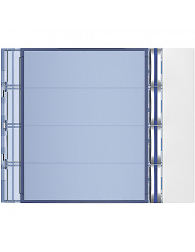 Façade Sfera New pour module électronique audio 4 appels Allwhite BTICINO 352042