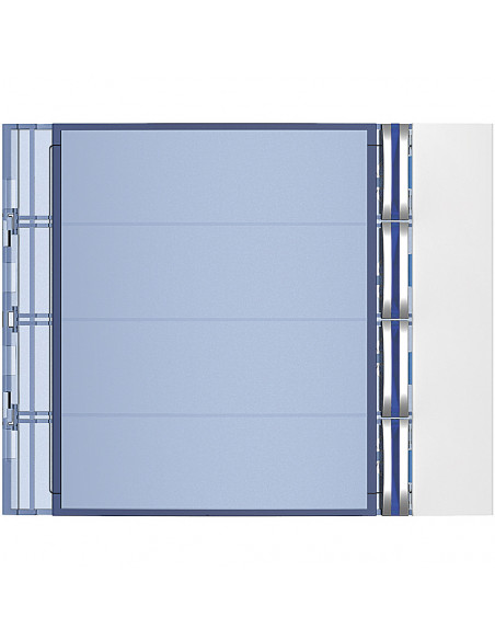 Façade Sfera New pour module électronique audio 4 appels Allwhite BTICINO 352042