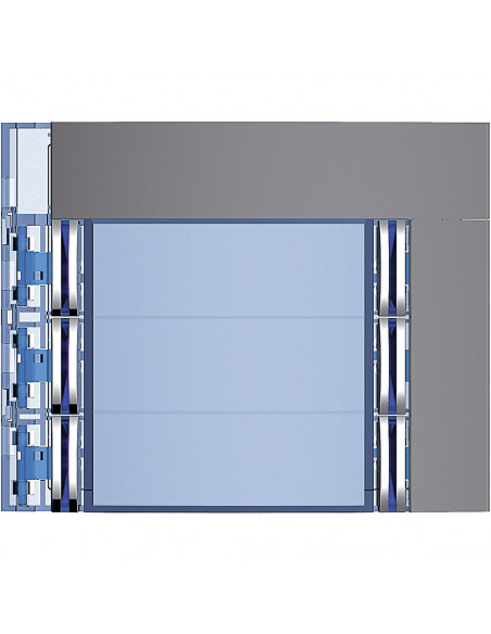 Façade Sfera New pour module électronique audio 6 appels/2 rangées Allstreet BTICINO 352163