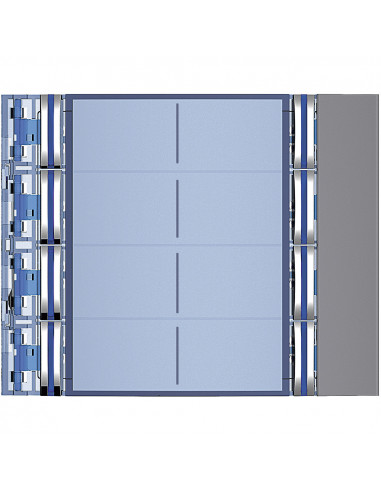 Façade Sfera New pour module électronique audio 8 appels/2 rangées Allstreet BTICINO 352183