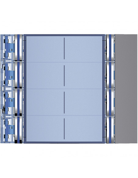 Façade Sfera New pour module électronique audio 8 appels/2 rangées Allstreet BTICINO 352183