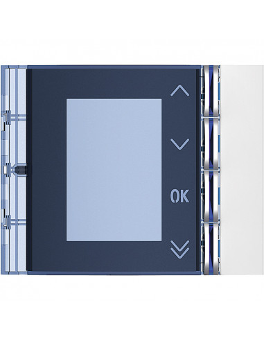 Façade Sfera New pour module électronique défilement de noms Allwhite BTICINO 352502