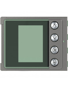 Façade Sfera Robur pour module électronique défilement de noms BTICINO 352505 2