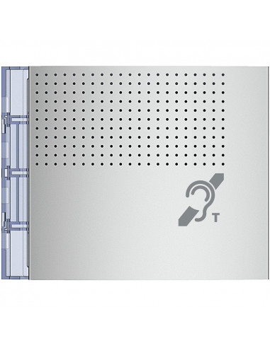 Façade Sfera New pour module boucle inductive et synthèse vocale Allmetal BTICINO 352701