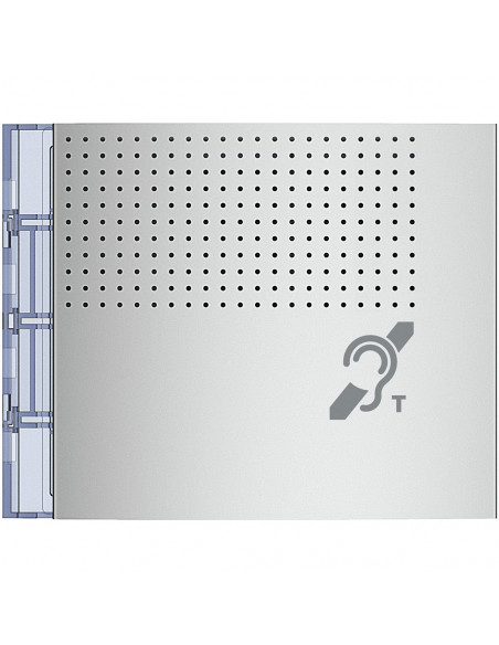 Façade Sfera New pour module boucle inductive et synthèse vocale Allmetal BTICINO 352701