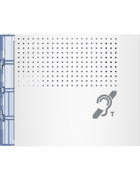 Façade Sfera New pour module boucle inductive et synthèse vocale Allwhite BTICINO 352702