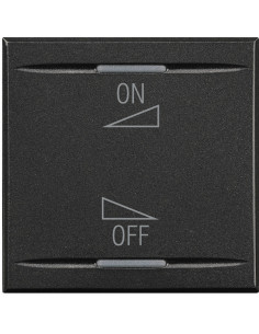Enjoliveur Axolute MyHOME BUS diff sonore variation ON/OFF 2 mod anthracite BTICINO HS4911/2AI 2