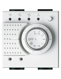 Sonde avec cde pour ventilo convecteur Livinglight MyHOME BUS blanc BTICINO N4692FAN 2