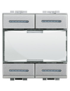 Commande 4 scénarios Livinglight MyHOME BUS tech BTICINO NT4680 2