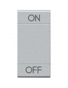Manette Livinglight MyHOME BUS symbole ON/OFF 1 module tech BTICINO NT4911AGN 2