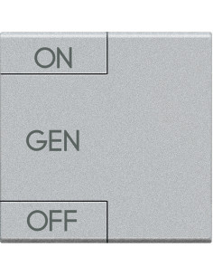 Manette Livinglight MyHOME BUS symbole ON/OFF/GEN 2 modules tech BTICINO NT4911M2AFN 2