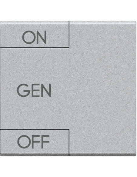 Manette Livinglight MyHOME BUS symbole ON/OFF/GEN 2 modules tech BTICINO NT4911M2AFN
