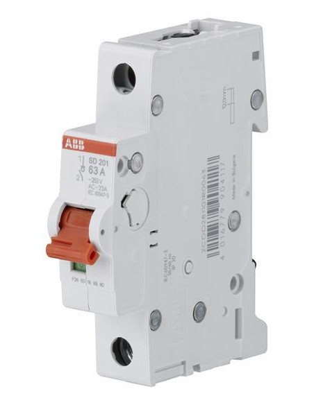 INTERRUPTEUR (SD200) 1 POLE 16A ABB 361001 2CDD281101R0016