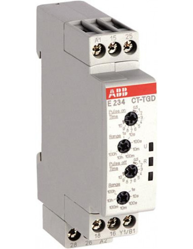 RELAIS TEMPORISE E234 CT-TGD.23 ABB 435067 1SVR500160R0100