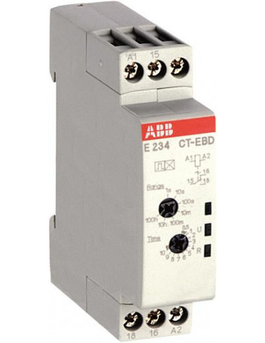 RELAIS TEMPORISE FONCTION BI E234CT-EBD ABB 435276 1SVR500150R0000