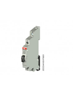 BOUTON POUSSOIR 16A 250V AC 1O+1F NOIR ABB 703154 2CCA703154R0001