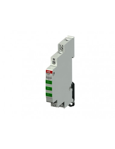 VOYANT LUMINEUX TROIS-LED VERTES 415-230V AC ABB 703901 2CCA703901R0001