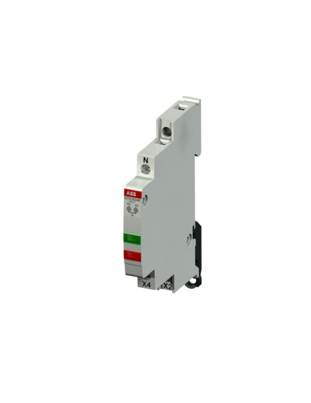 VOYANT LUMINEUX 1 2 MOD VERT-ROUGE 12-48V AC E219-2CD ABB 703911 2CCA703911R0001