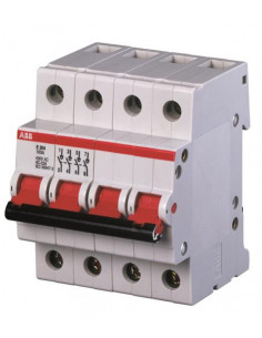 INTERRUPTEUR (E200) 4 POLES 100A LEVIER GRIS ABB 364121 2CDE284001R1100