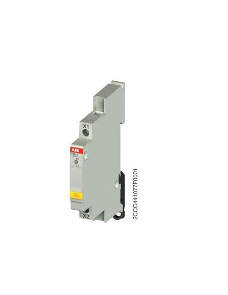 VOYANT LUMINEUX 1 LED JAUNE 12-48V AC DC ABB 703423 2CCA703423R0001