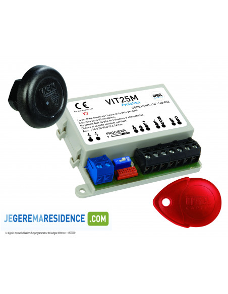 KIT VIT25M PREPROG 8 LOGEMENTS URMET 16090008
