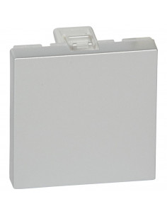 MOSAIC OBTURATEUR ALU 2 MODULES  LEGRAND 079280