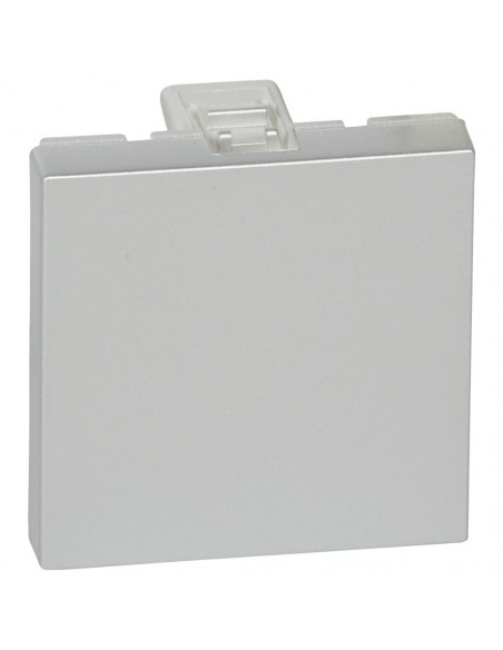 MOSAIC OBTURATEUR ALU 2 MODULES  LEGRAND 079280