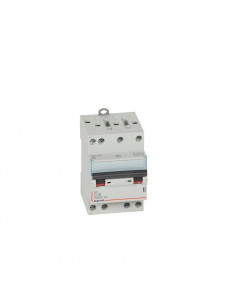 Disjoncteur DX³4500 6kA arrivée haute et sortie basse par borne à vis tétrapolaire 400V~ 10A courbe C 3 modules LEGRAND 406908 2