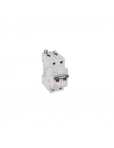 Disjoncteur DX³ 16kA courant continu arrivée vis et sortie basse vis 32A courbe C 2 modules LEGRAND 409571 2