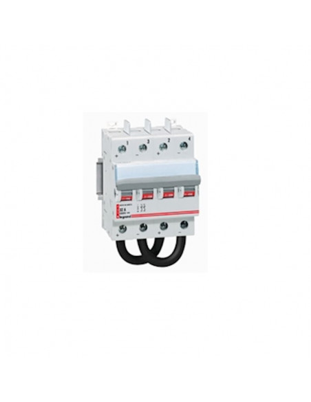 INTERRUPTEUR SECTIONNEUR BIPOLAIRE 4 MODULES 25A 800V DC LEGRAND 414223