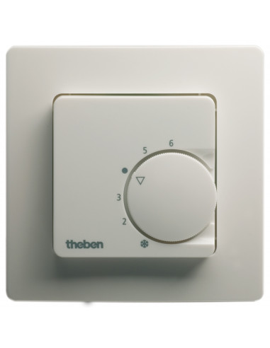 Thermostat d'ambiance encastré 3 fils avec cadre THEBEN 7410131