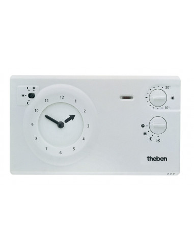 Thermostat d'ambiance programmable 2/3 fils 24h THEBEN 7840801