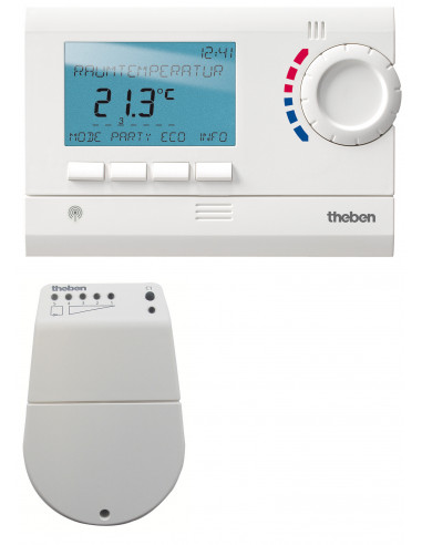 Thermostat d'ambiance programmable digital radio 1 zone THEBEN 8139503