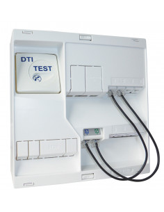 TABLEAU DE COMMUNICATION NEO Gr1 8RJ45 DTI+FILTRE + TV4S MICHAUD LB118