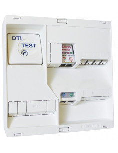 TABLEAU DE COMMUNICATION NEO Gr2TV 4RJ45 DTI+FILTRE TV2S MICHAUD LB217 2