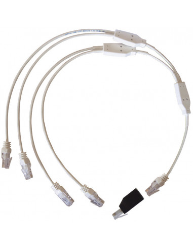 CORDON QUADRUPLE TELEPHONE/RJ45  MICHAUD Q293
