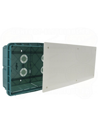 Boîte complète Batibox maçonnerie pour dérivation grande capacité 404x250x76.5mm LEGRAND 089278