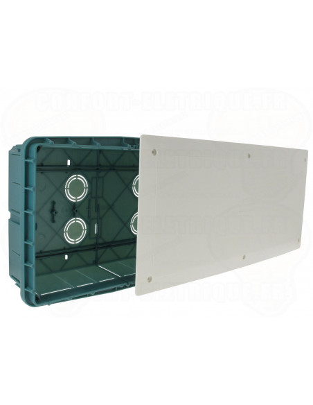 Boîte complète Batibox maçonnerie pour dérivation grande capacité 404x250x76.5mm LEGRAND 089278