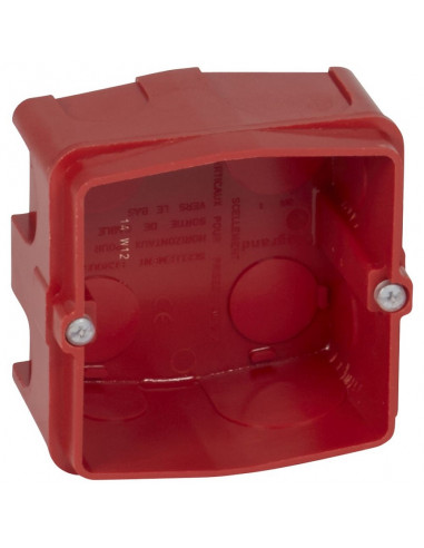 Boîte Batibox maçonnerie pour prise 20A et 32A 1 poste profondeur 50mm LEGRAND 080185