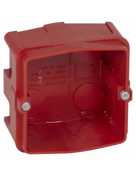 Boîte Batibox maçonnerie pour prise 20A et 32A 1 poste profondeur 50mm LEGRAND 080185