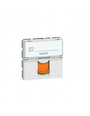 RJ45 CAT6A STP MOSAIC ORANGE LEGRAND 076525