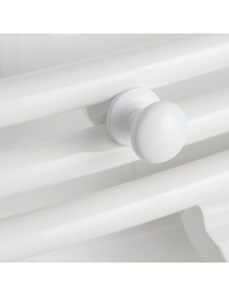 Patere Bouton Blanc pour seche-serviettes tubes ronds DORIS TIMELIS 2012 ATLANTIC 850200