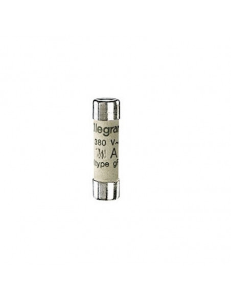 Cartouche industrielle cylindrique type gG 8x32mm avec voyant 6A LEGRAND 012406